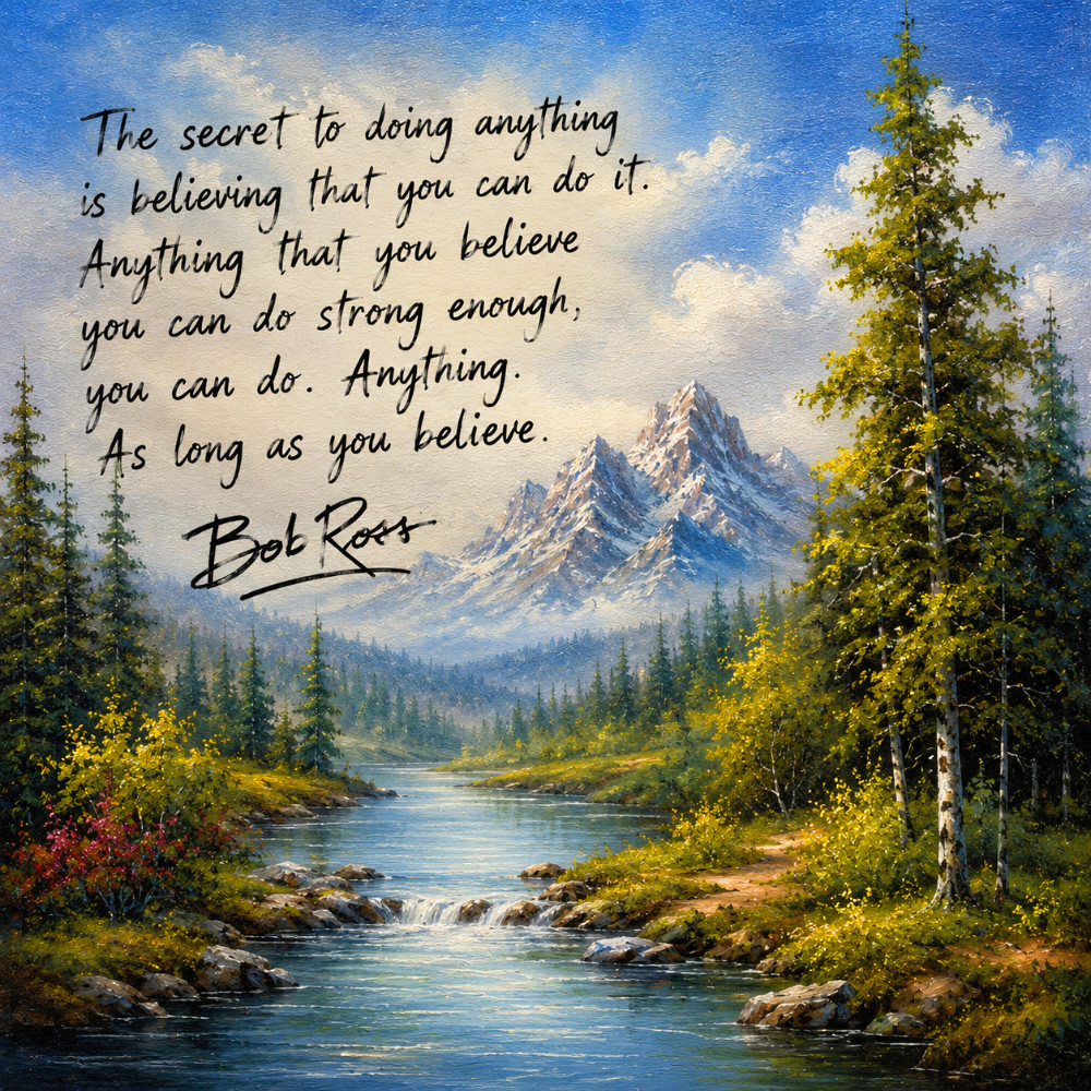 You Can Do Anything — Bob Ross