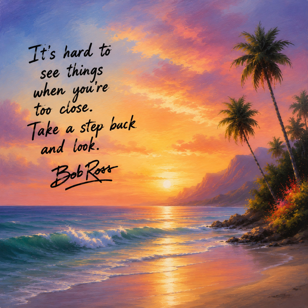 Take a Step Back — Bob Ross